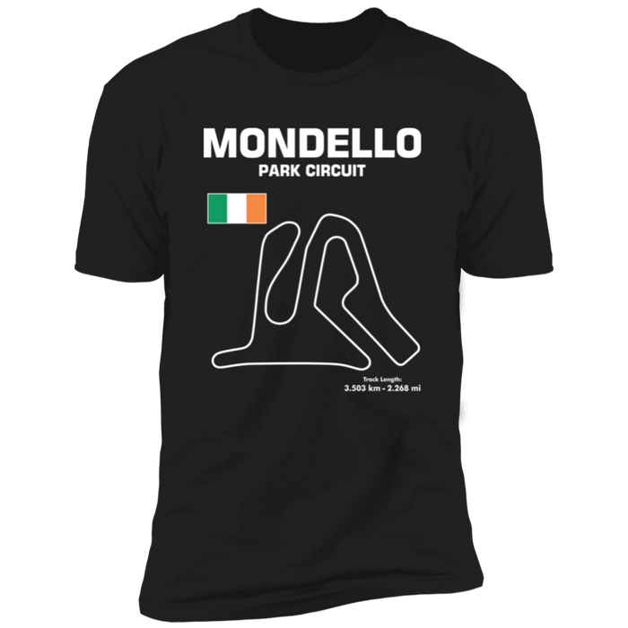 Track Outline Series Mondello Park Circuit t-shirt