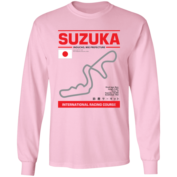 Track Outline Series Suzuka Long Sleeve T-shirt