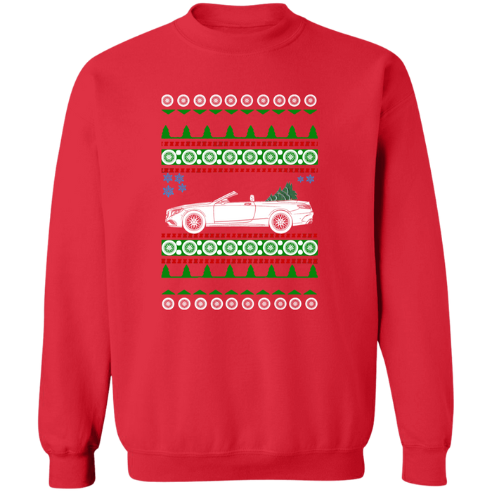 German Car like an S63 AMG Convertible Ugly Christmas "sweater" sweatshirt