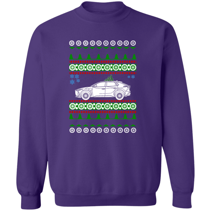 SUV like a Toyota BZ4X Ugly Christmas Sweater Sweatshirt