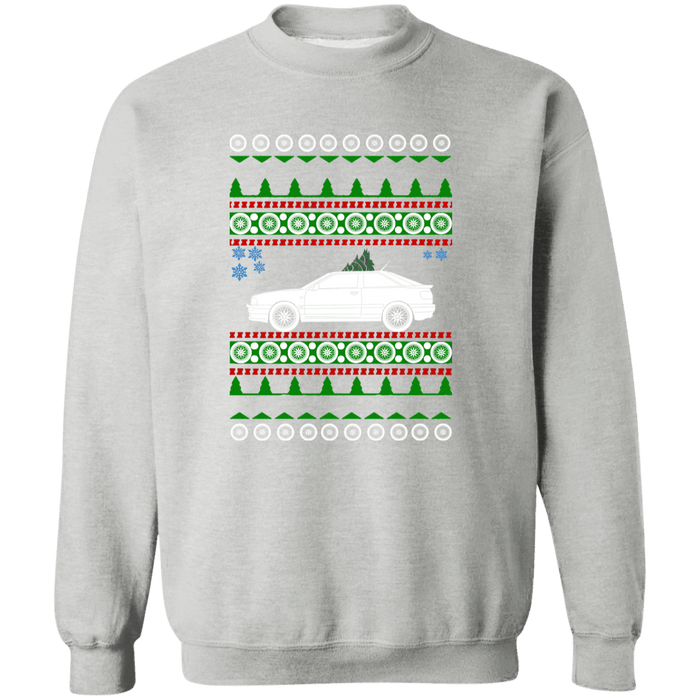 German car like an Audi S2 Coupe 1996 Ugly Christmas Sweater Sweatshirt