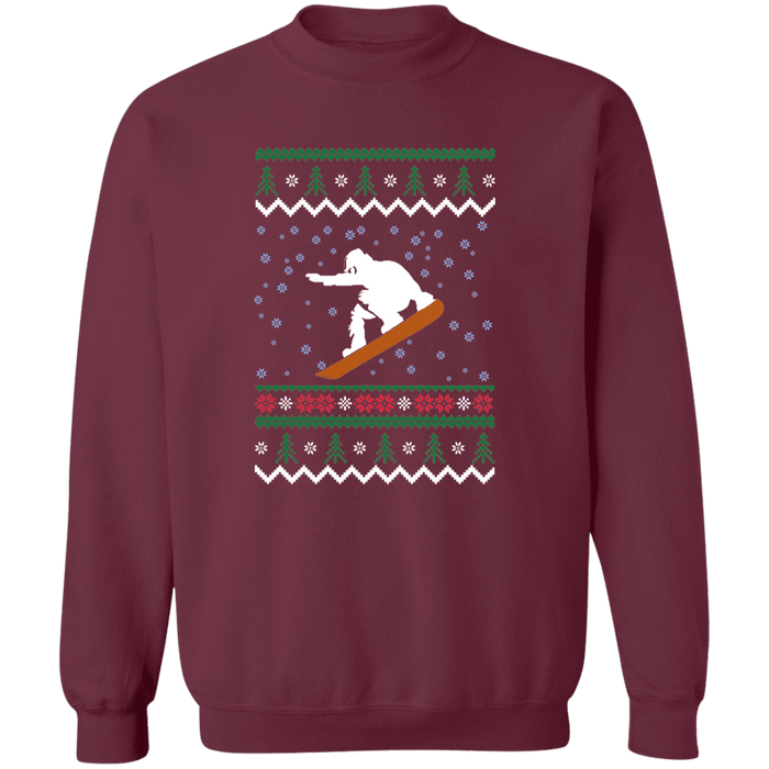 Snowboarding Snowboard Ugly Christmas Sweater Sweatshirt