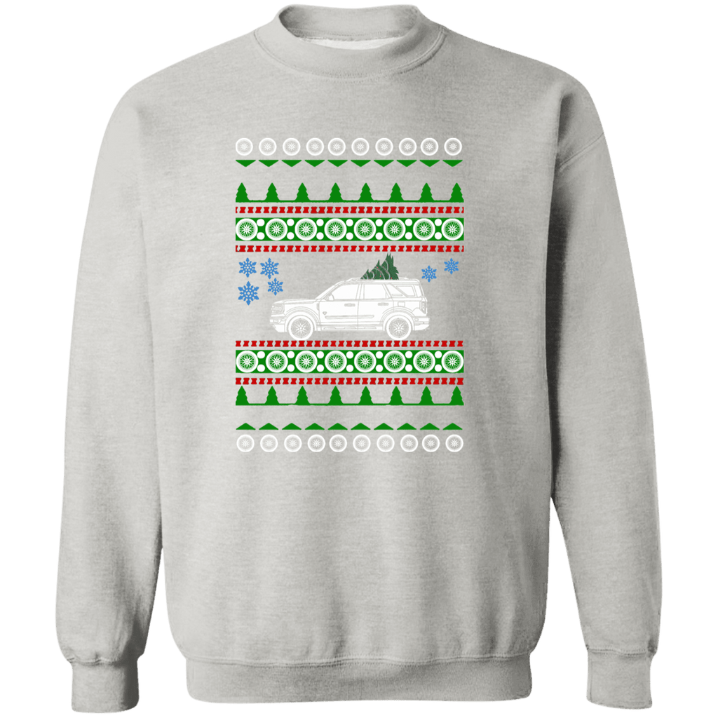 Ford Bronco Sport 4 door Ugly Christmas Sweater Sweatshirt
