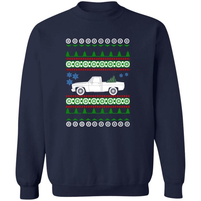 C10 Ugly Christmas Sweater 1985 Short Bed Sweatshirt