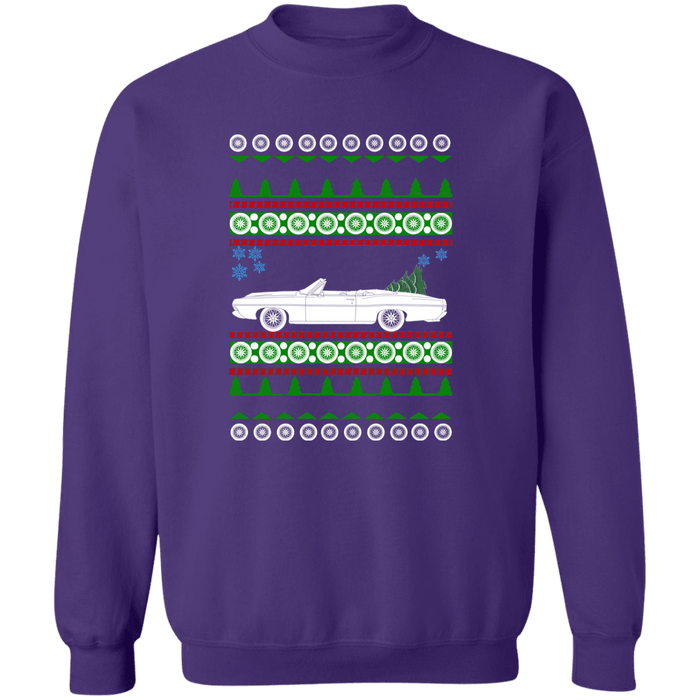 Ford Galaxie Convertible 1968 Ugly Christmas Sweater Sweatshirt