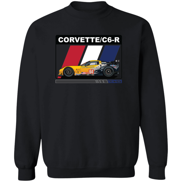 Race Car like a C6-R Sweatshirt