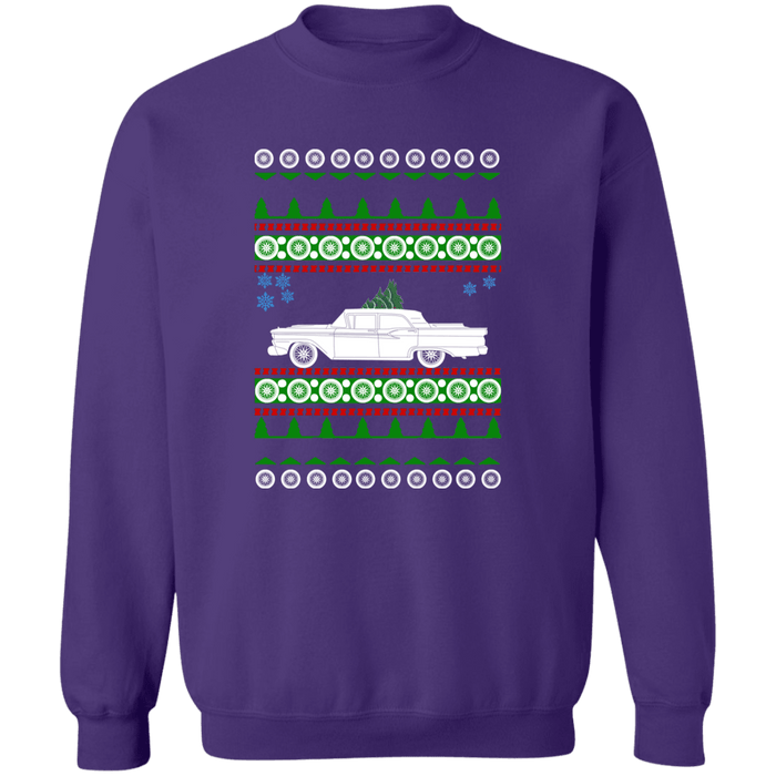 Ford Galaxie 1959 Ugly Christmas Sweater Sweatshirt