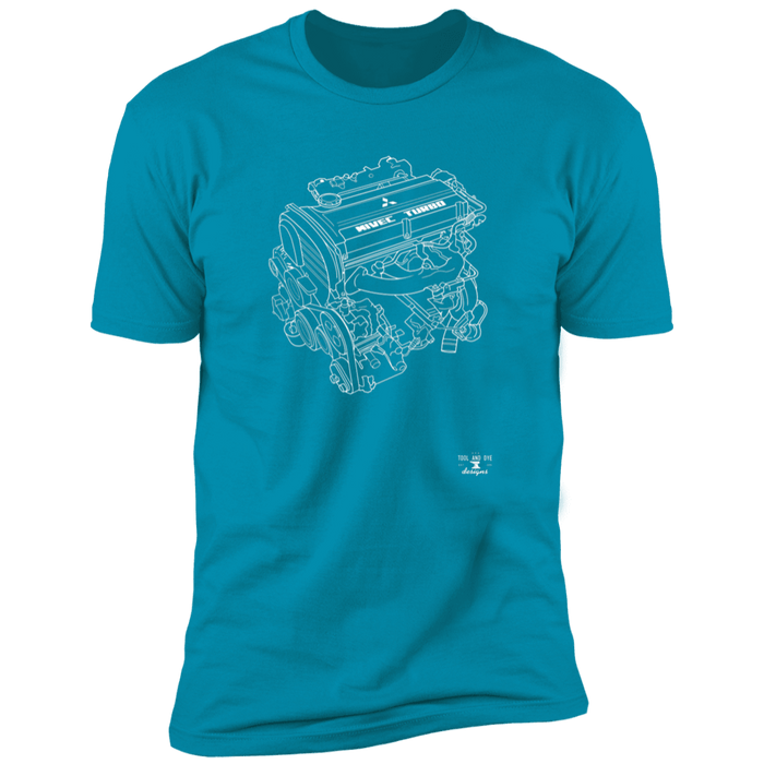 Engine Blueprint Series 4G63 Mivec Stock Turbo T-shirt