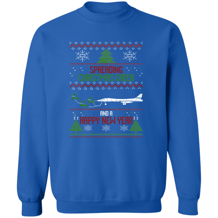 B-1B Lancer Airplane Ugly Christmas Sweater Sweatshirt