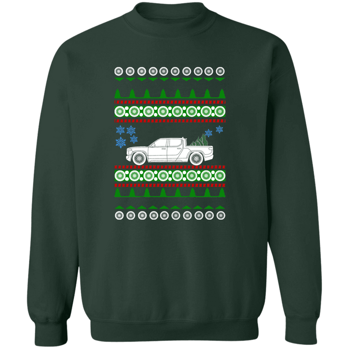 Rivian R1-T Truck Ugly Christmas Sweater Sweatshirt