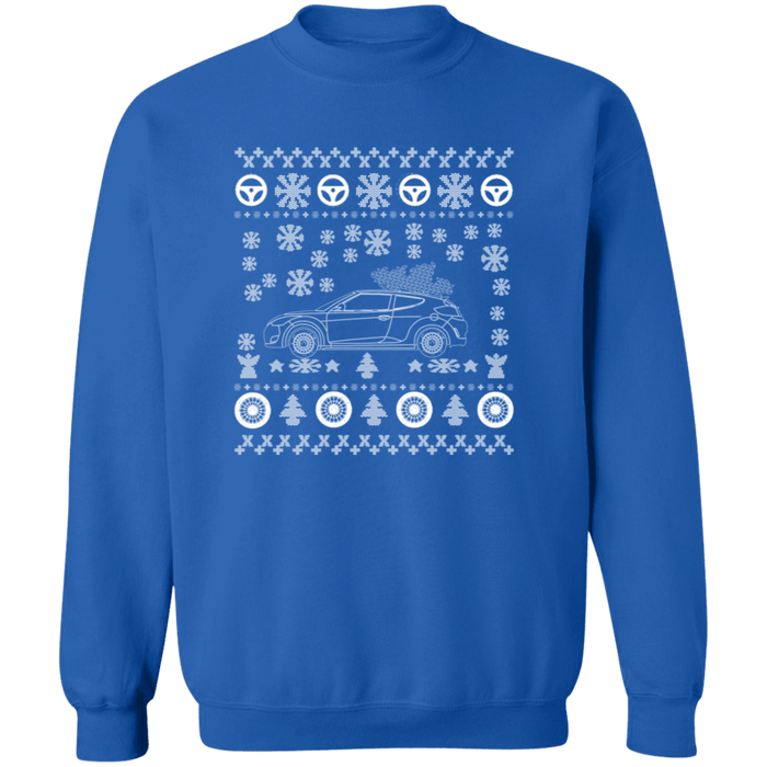 Hyundai Veloster 1st Gen Ugly Christmas Sweater Sweatshirt V2