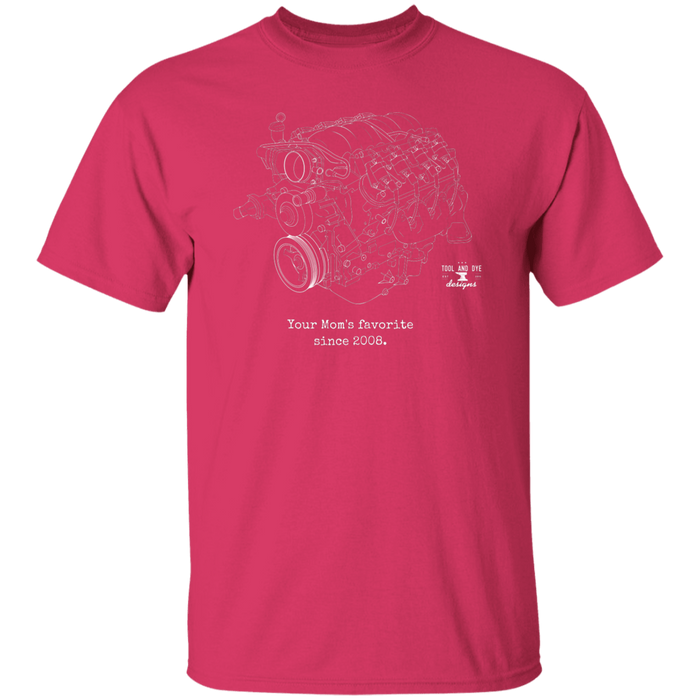 Engine Blueprint Series LS1 LS3 Your Mom's favorite since 2008 t-shirt