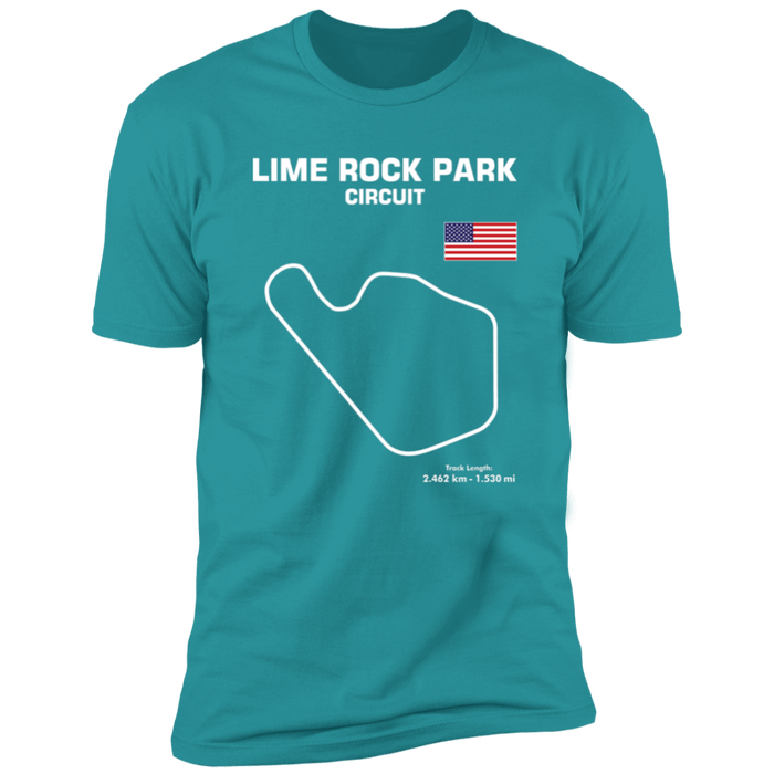 Track Outline Series Lime Rock Park Circuit t-shirt