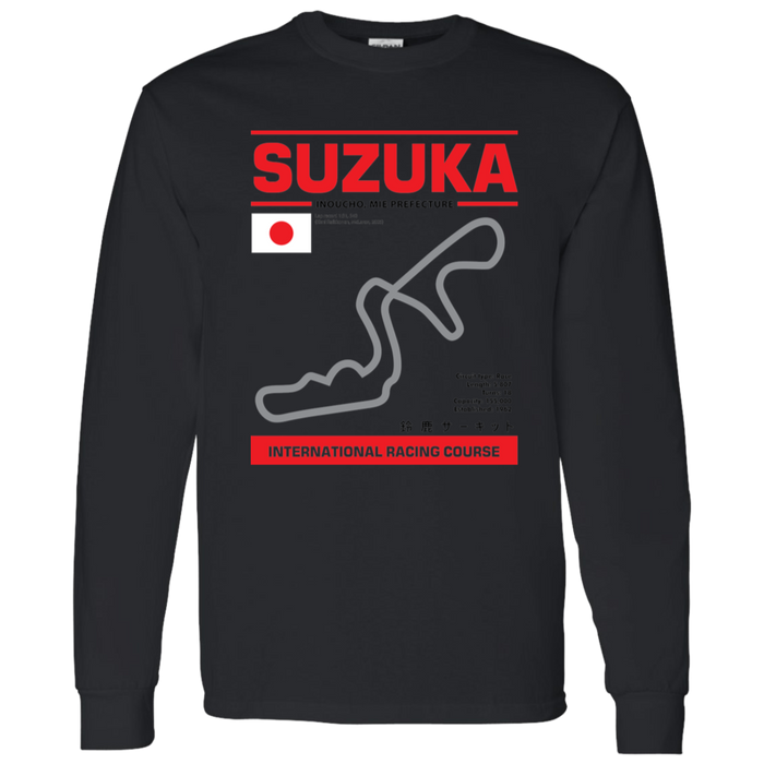 Track Outline Series Suzuka Long Sleeve T-shirt