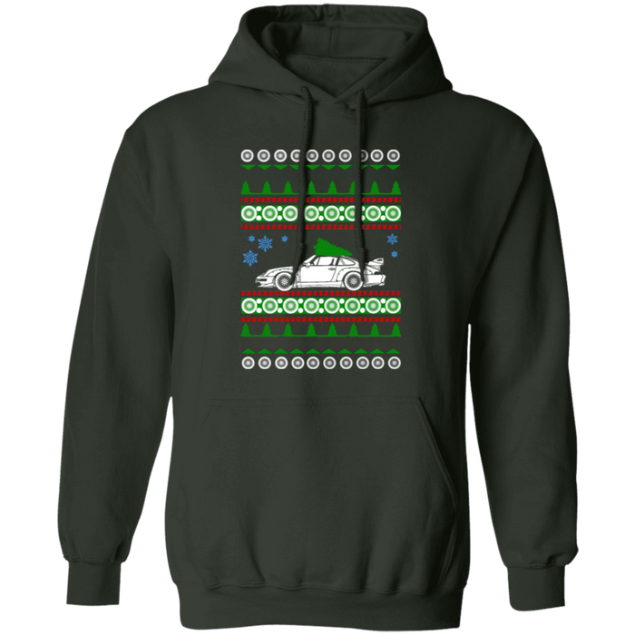 German Car like a 993 Ugly Christmas "sweater" hoodie