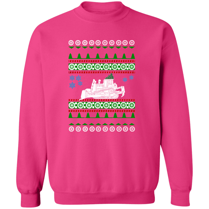 Bull Dozer like a D8 Ugly Christmas Sweater Sweatshirt