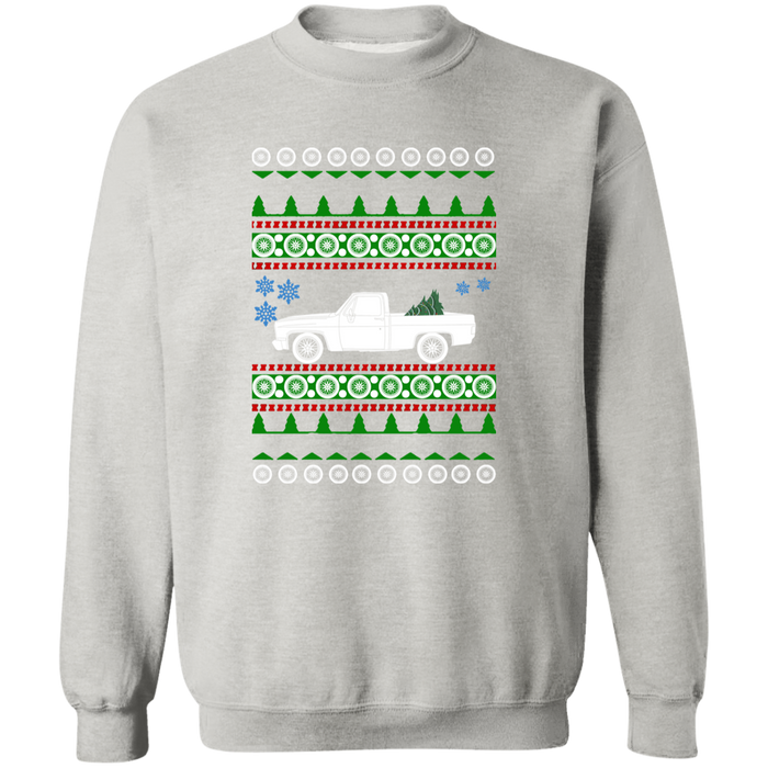 C10 Ugly Christmas Sweater 1985 Short Bed Sweatshirt