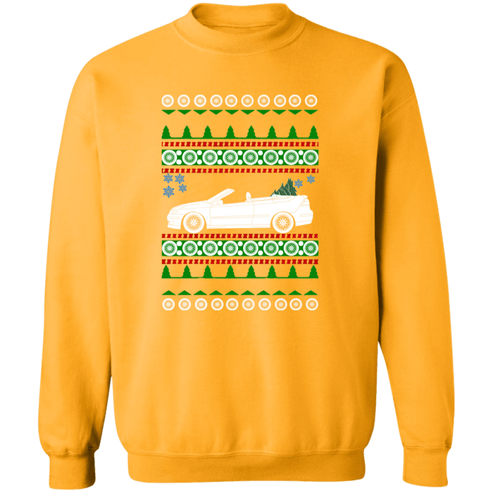 Saab 9-3 Convertible Ugly Christmas Sweater Sweatshirt