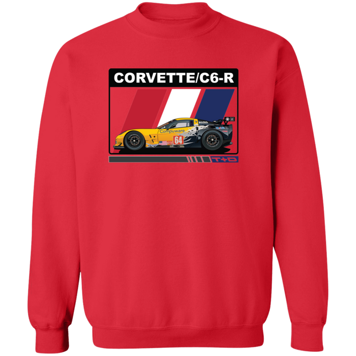 Race Car like a C6-R Sweatshirt