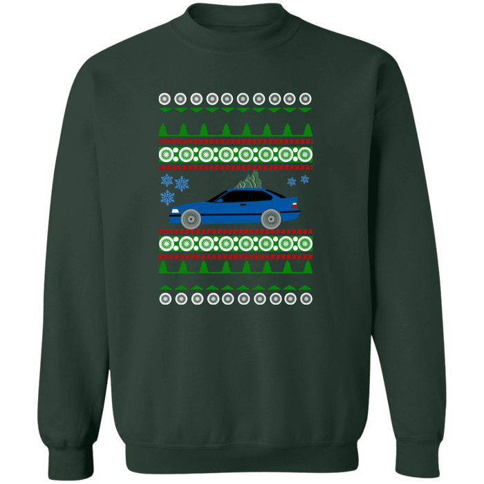 BMW E36 M3 Ugly Christmas Sweater Sweatshirt  Version 4