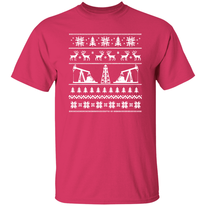 Oil Rigger Ugly Christmas "Sweater" t-shirt