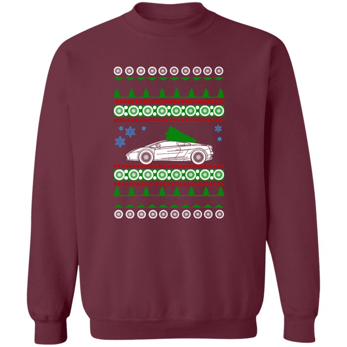 Exotic Car like a Gallardo Ugly Christmas Sweater Sweatshirt