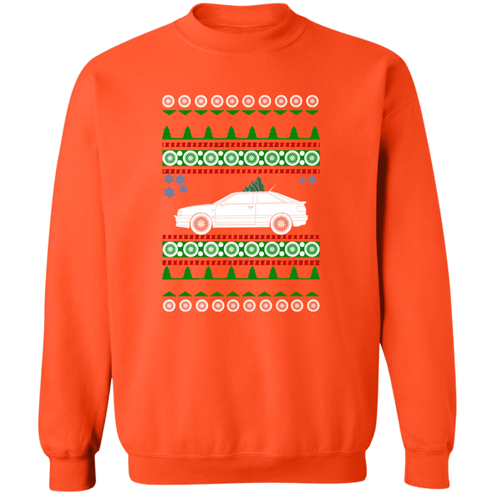 German car like an Audi S2 Coupe 1996 Ugly Christmas Sweater Sweatshirt