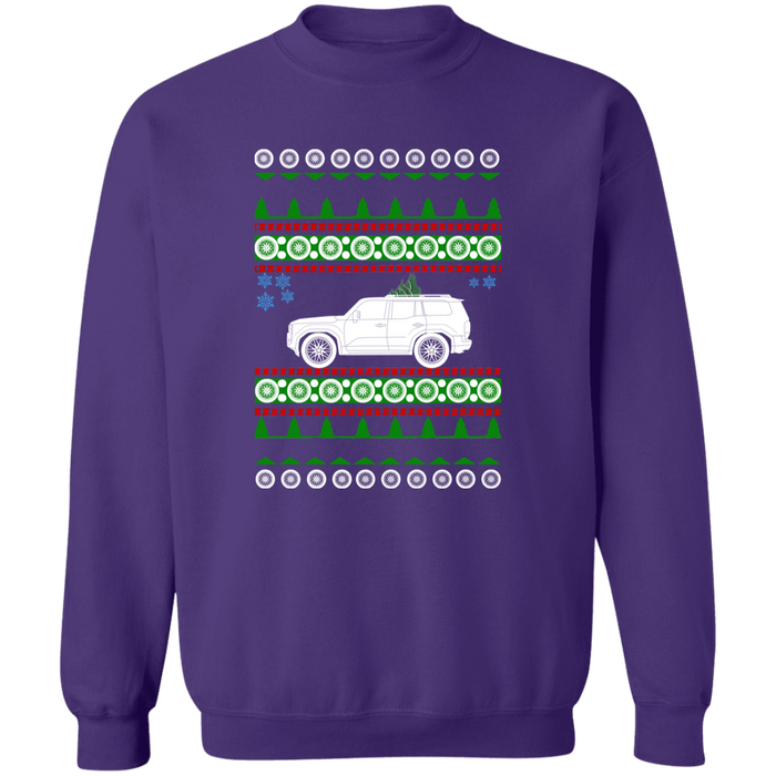 SUV like a 2024 Toyota Land Cruiser Ugly Christmas Sweater Jumper