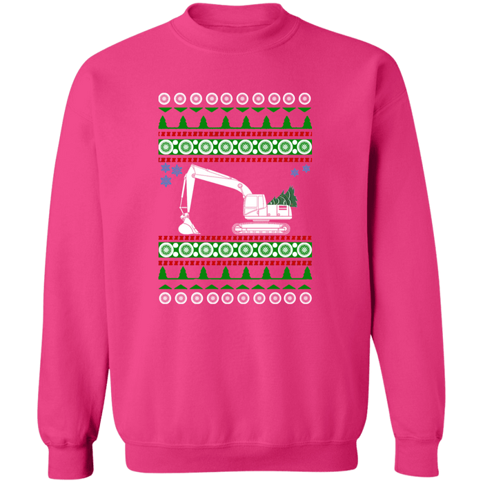 Excavator Ugly Christmas Sweater Sweatshirt