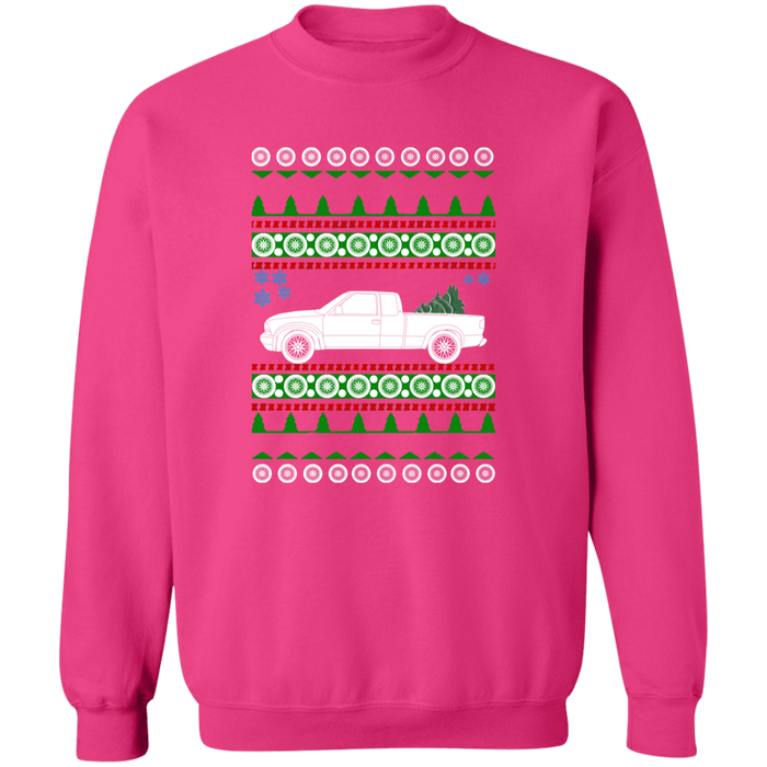 Truck like a 2002 S10 ZR2 Chevy Ugly Christmas Sweater Sweatshirt