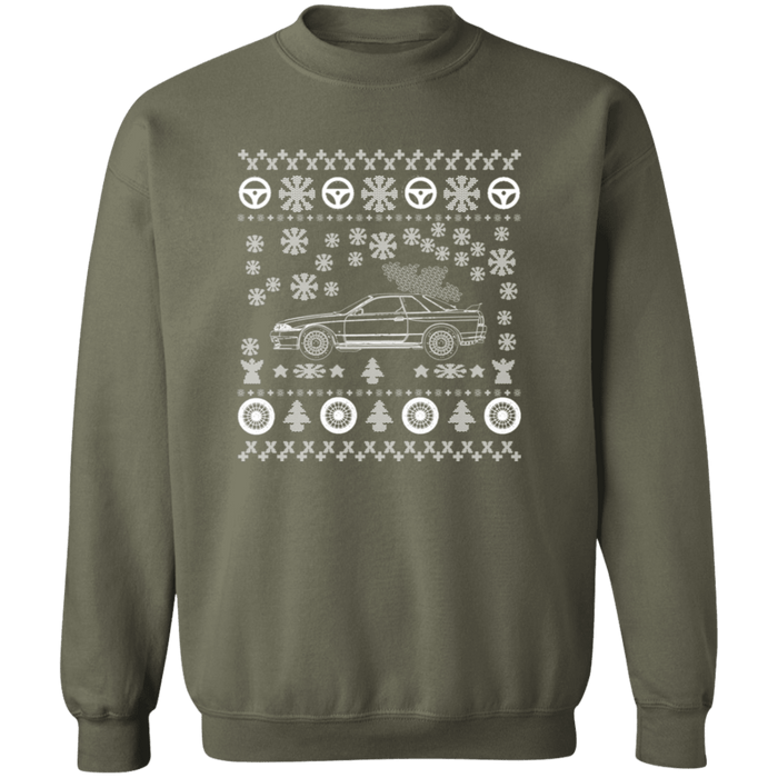 R32 GTR Ugly Christmas Sweater Sweatshirt