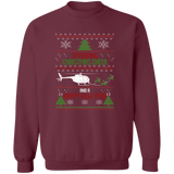 AH-6 Helicopter  Ugly Christmas Sweater Sweatshirt