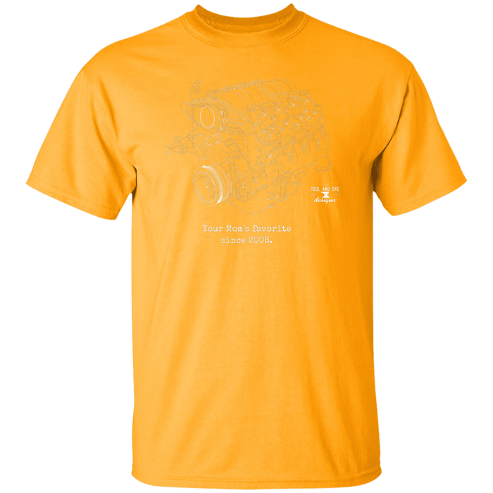 Engine Blueprint Series LS1 LS3 Your Mom's favorite since 2008 t-shirt