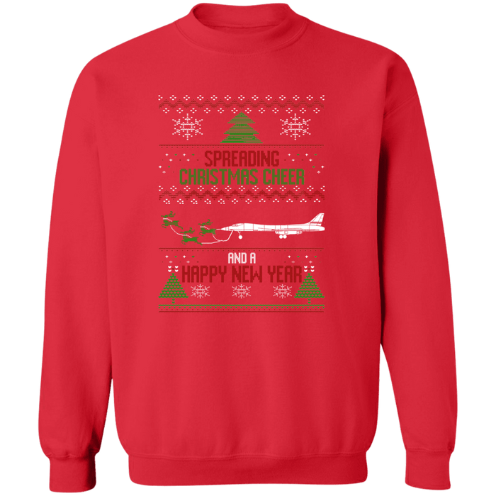 B-1B Lancer Airplane Ugly Christmas Sweater Sweatshirt