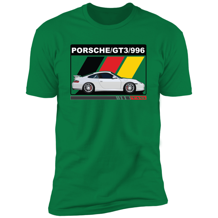 996 GT3 911 Porsche German Flag Stripes T-shirt