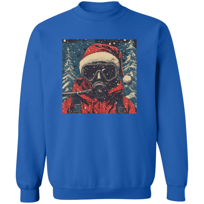 Snowboarder Scuba Ugly Christmas Sweater Jumper