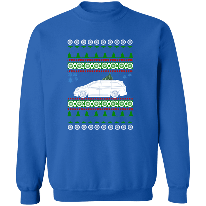 Slammed Minivan 4th Ugly Christmas Sweater Sweatshirt