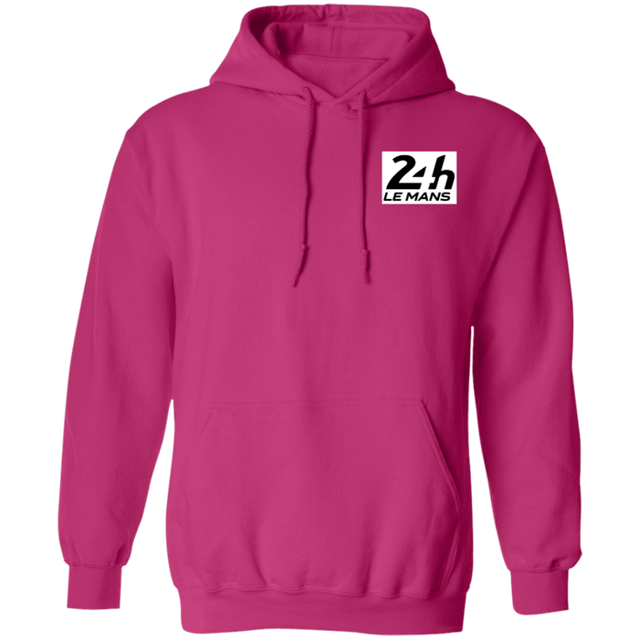 Circuit De La Sarthe 24 Heures Du Mans Track Outline Series Hoodie Front and Rear Print V3