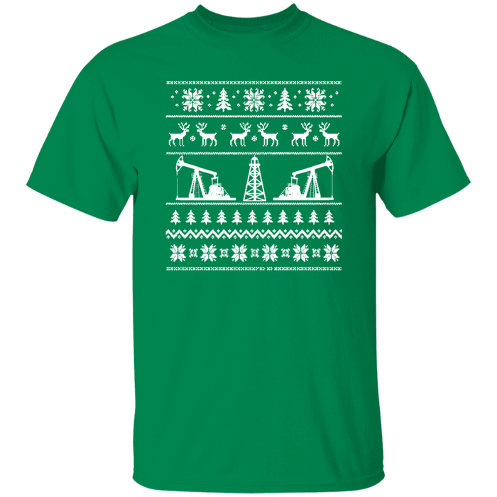 Oil Rigger Ugly Christmas "Sweater" t-shirt