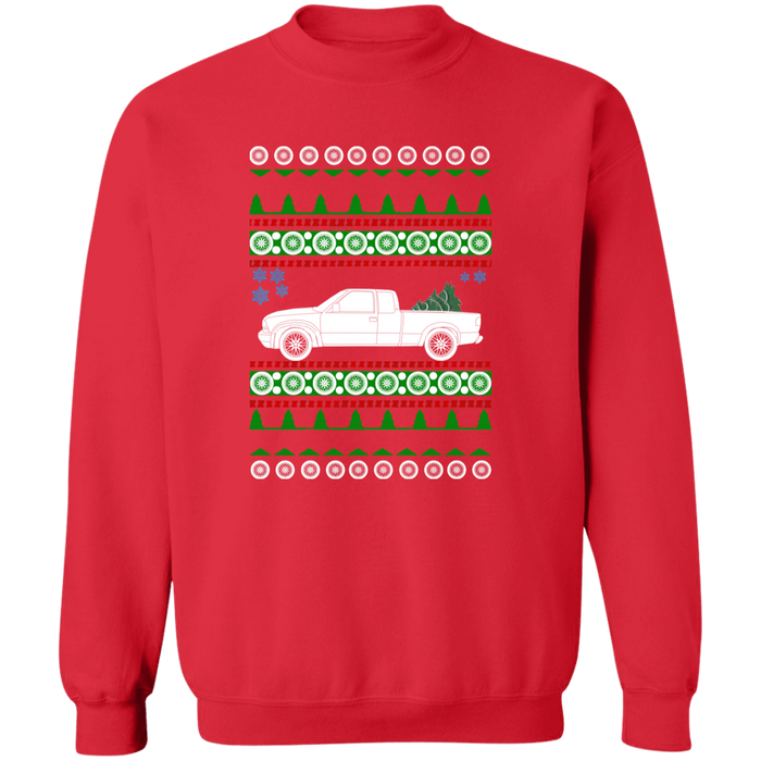 Truck like a 2002 S10 ZR2 Chevy Ugly Christmas Sweater Sweatshirt