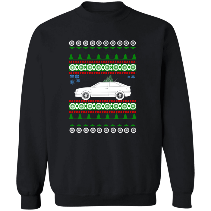 German car like an Audi S2 Coupe 1996 Ugly Christmas Sweater Sweatshirt