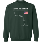 Track Outline Series Tail of the Dragon US129 Sweatshirt