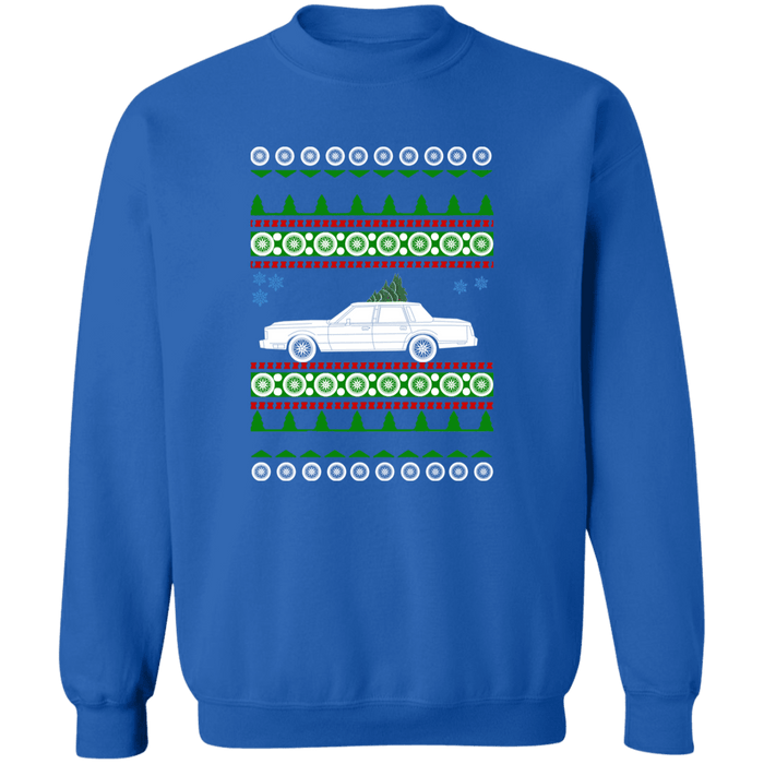 Lincoln Towncar 1989 Town Car Ugly Christmas Sweater Sweatshirt