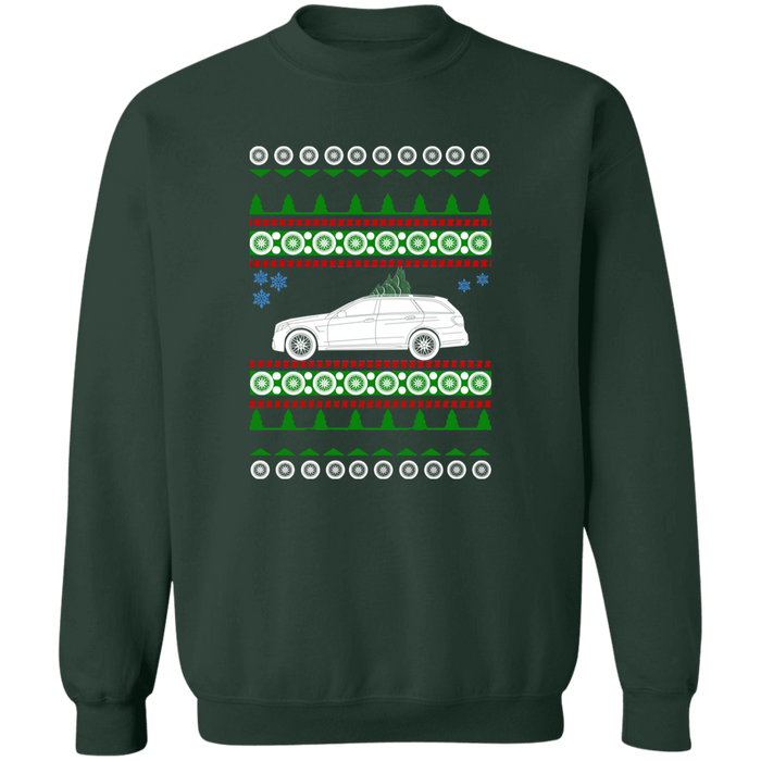 German Wagon like an E63 S212 Ugly Christmas Sweater Sweatshirt 2012