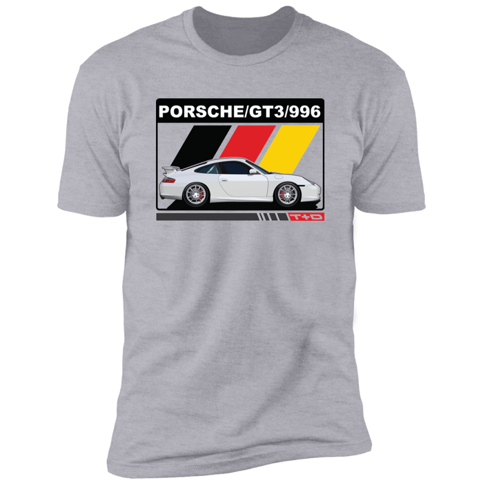 996 GT3 911 Porsche German Flag Stripes T-shirt