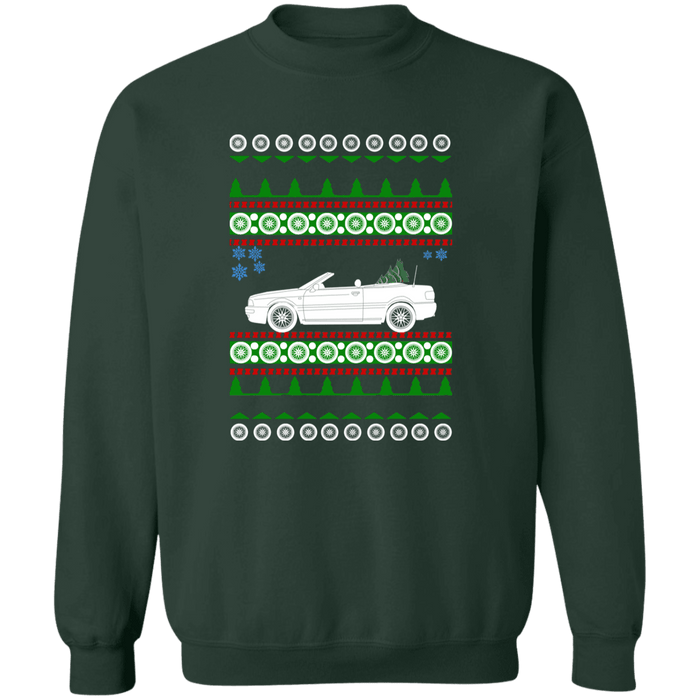 German Car like an Audi B4 Cabriolet Ugly Christmas Sweater Sweatshirt