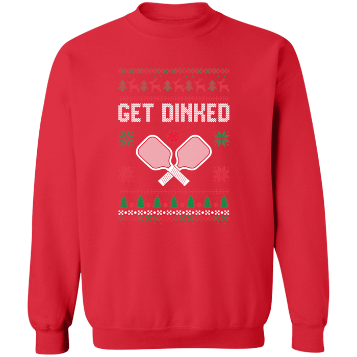 Get Dinked Pickleball Ugly Christmas Sweater Sweatshirt