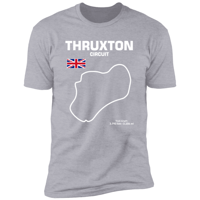 Track Outline Series Thruxton Circuit UK T-shirt