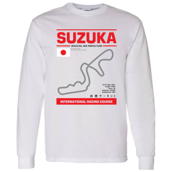 Track Outline Series Suzuka Long Sleeve T-shirt