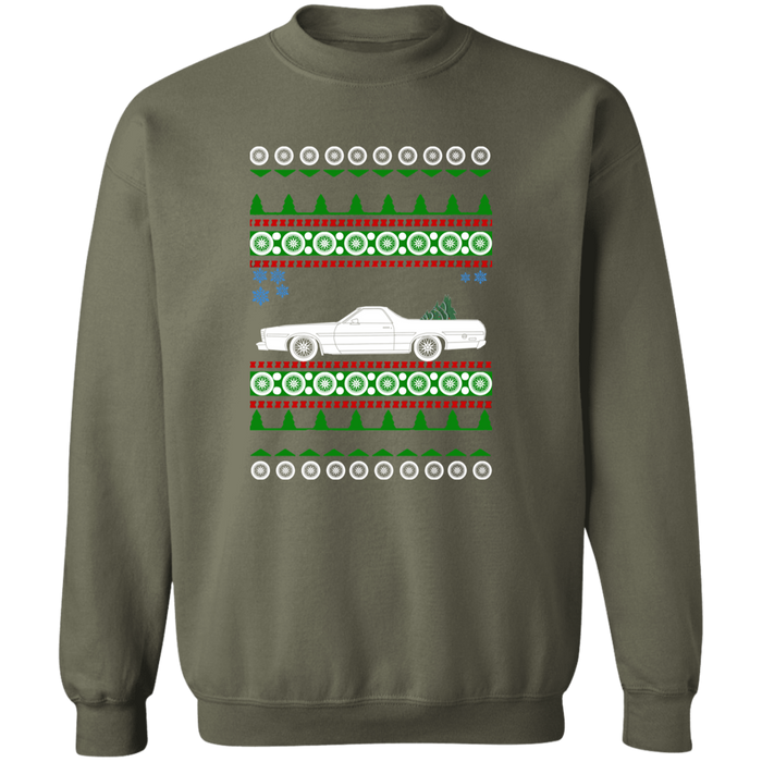 Ford Ranchero 7th gen ugly christmas sweater jumper